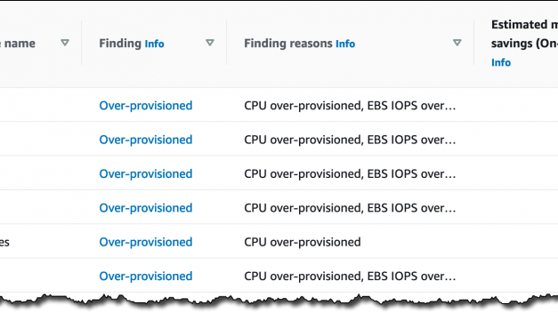 New for AWS Compute Optimizer – Resource Efficiency Metrics to