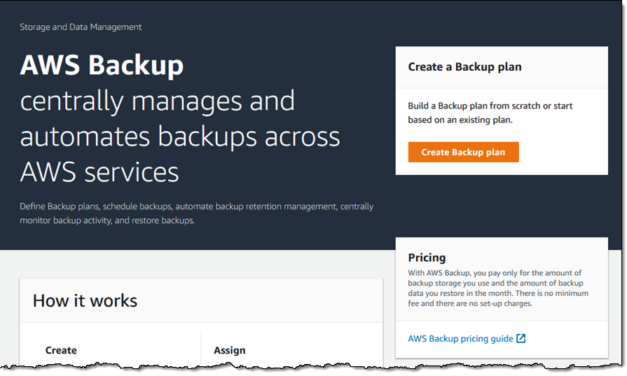 AWS Backup Now Supports Amazon FSx for NetApp ONTAP