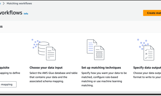 AWS Entity Resolution: Match and Link Related Records from Multiple