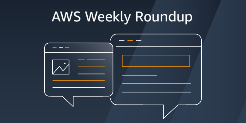 AWS Weekly Roundup – Amazon MWAA, EMR Studio, Generative AI,