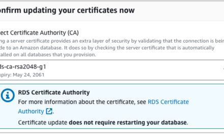 Rotate Your SSL/TLS Certificates Now – Amazon RDS and Amazon