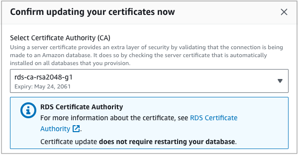 Rotate Your SSL/TLS Certificates Now – Amazon RDS and Amazon