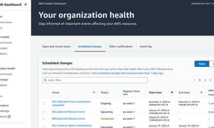 New – Manage Planned Lifecycle Events on AWS Health