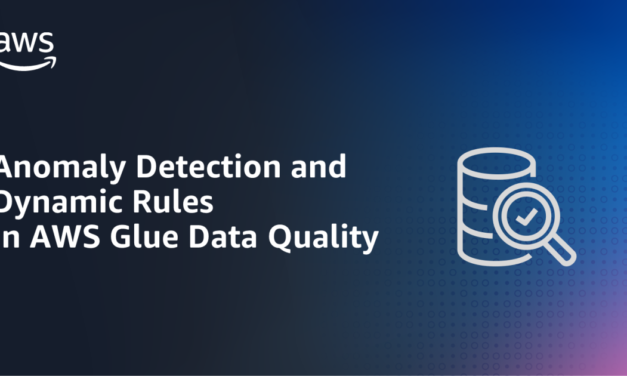 Use anomaly detection with AWS Glue to improve data quality