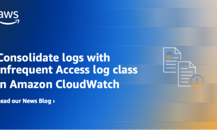 New Amazon CloudWatch log class for infrequent access logs at
