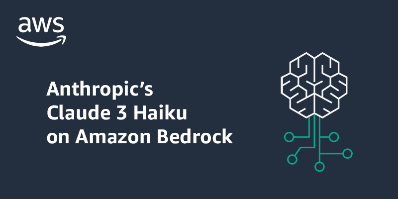 Anthropic’s Claude 3 Haiku model is now available on Amazon